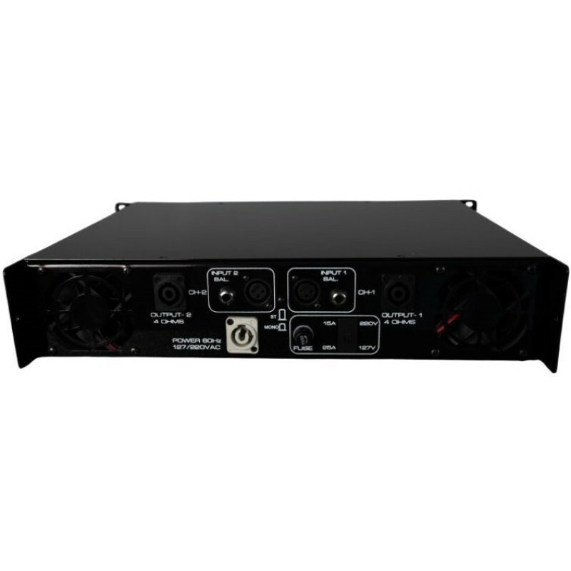 Amplificador de Potencia Profissional N5600 (2 Canais) 1500W