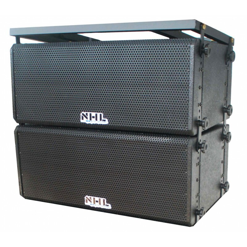 P.A. Line Array Ativo 1800W 2x10 + Ti (Par) hv1800