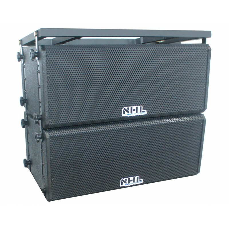 P.A. Line Array Ativo 1800W 2x10 + Ti (Par) hv1800
