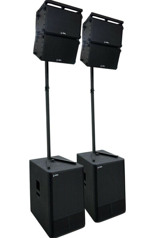 BLACK PROJECT SONIC18（US BASE） Kit Ativo Premium (Line Array 10