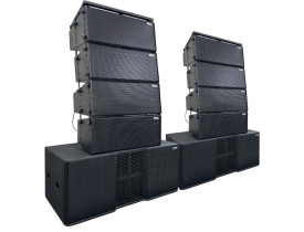 Kit Ativo (Line Array 2x12" Ti + Sub 18") NHL 10 Cxs LA15000