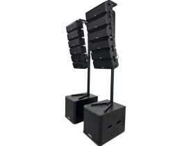 Kit Ativo (Line Array + Sub 18") 14 Caixas Gla6000 Estereo