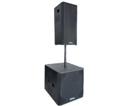 Kit Ativo ( 2X10" Ti + Sub 18" ) 2 Caixas 2500w TOP2501