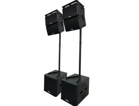 Kit Ativo (Line Array 10" Ti + Sub 18") 6 Cxs 6000w LA6005