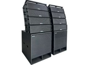 Kit Ativo Premium (Line Array 2x8"+Ti + Sub 21" ) 10 Caixas Sistema SPL9200