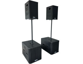 Kit Ativo NHL ( Line 1x12" Ti + Sub 15" ) 4 Caixas 2800w TOP2804