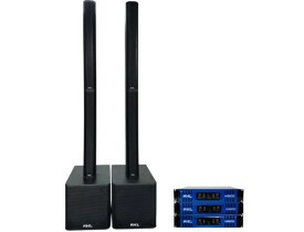 Sistema Passivo ( Colunas + Sub 18" ) + Amplificadores Rack