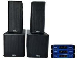 Sistema Passivo ( 2x12" + Sub 18" ) + Amplificadores Rack