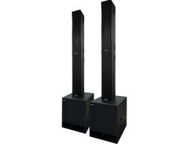 Kit Ativo Premium (Colunas 8x8"+Ti + Sub 21" ) 6 Caixas Sistema VL9K