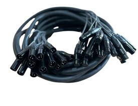 Multicabos Meduza Com Conectores Xlr  8 - 16 Vias