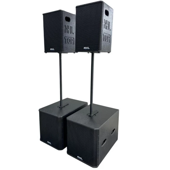 Kit Ativo ( 1X12" Ti + Sub 15" ) 4 Caixas 4600w TOP4602