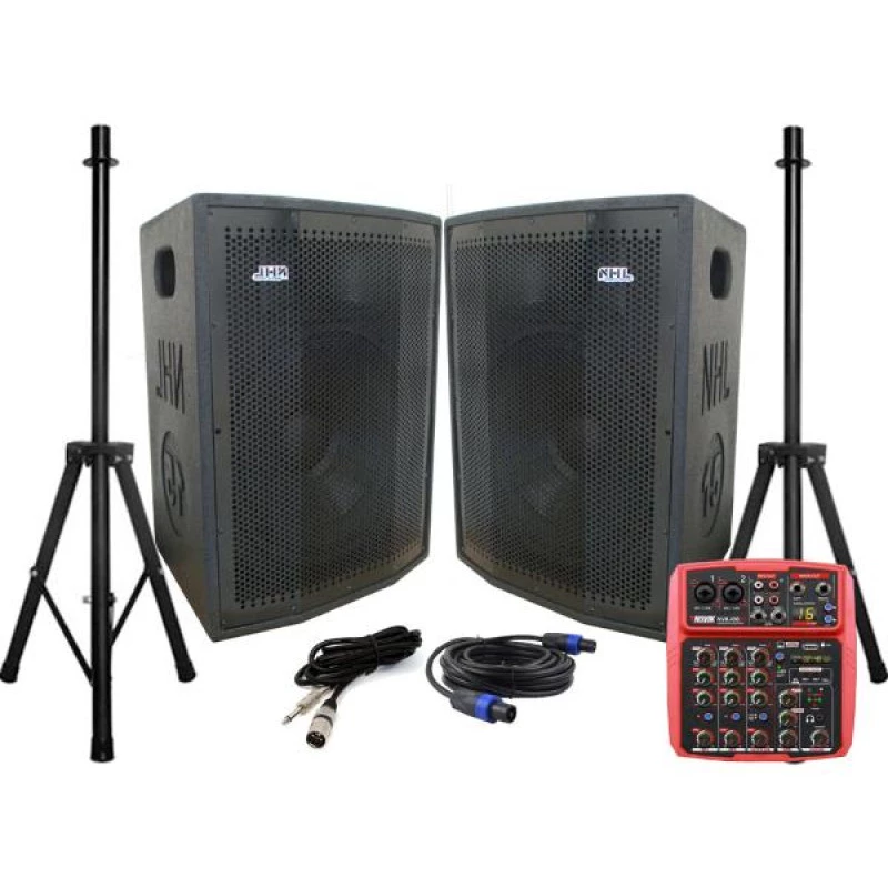 KIT Caixas Ativa + Passiva Fal NHL 1000w 15
