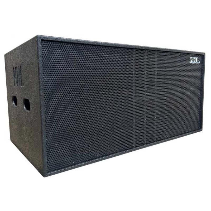 Caixa Acústica Ativa Sub Woofer NHL 2X 18'' 1800w