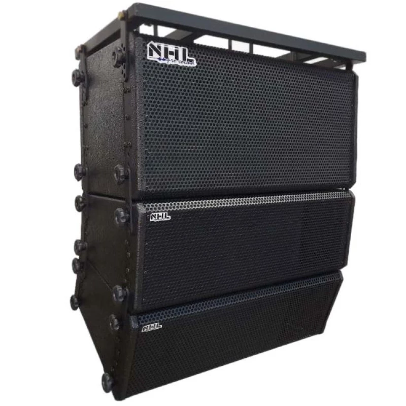 P.A. Line Array Ativo 1800W LF 2x12