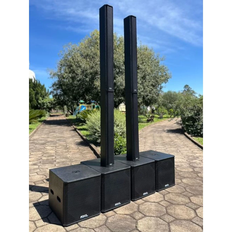 Kit Ativo Line Vertical (Colunas + Sub 18