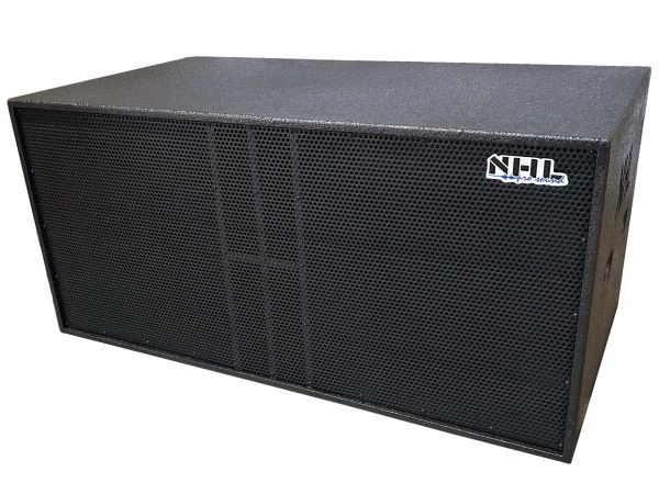 Caixa Acústica Ativa Sub Woofer NHL 2X 18'' 1800w