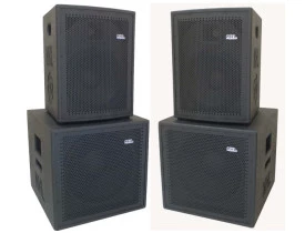 Kit Ativo (1x12" Ti + Sub 15") 4 Caixas NHL 2400w PRO2404