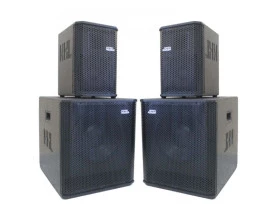 Kit Ativo ( 1x 8" + Sub 12" ) 4 Caixas NHL 1700w Compacto PRO1701