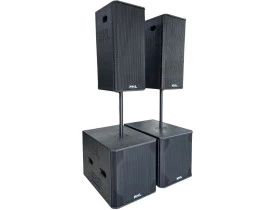 Kit Ativo ( 2X10" Ti + Sub 15" ) 4 Caixas 4800w TOP4803