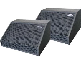  Caixas Ativa + Passiva Retorno Monitor 2x6" 450W RM6.450AP Compacto Slim