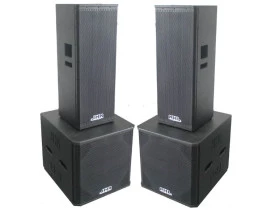  Kit Ativo (Line 2x12" Ti + Sub 18" TOP) 4 Caixas 3600w TOP3604