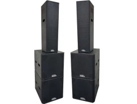 Kit Ativo ( 3x10"Ti + Sub 18" ) TOP 6 Caixas 9600w TOP9606