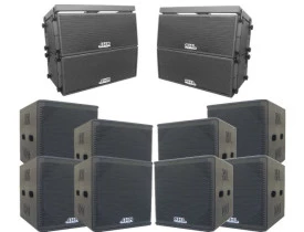 Kit Ativo (Line Array 2x10" Ti + Sub 18") NHL 12 Cxs 12800w TOP LA12800