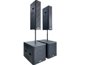  Kit Ativo ( 4x6" + Sub 15" ) 4 Caixas 4800w TOP (estéreo) EL4800 G2