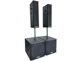  Kit Ativo ( 4X6" Ti + Sub 18" ) 4 Caixas 5000w TOP EL5000 G2