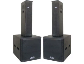  Kit Ativo ( 4X6" Ti + Sub 18" ) 4 Caixas 5000w TOP EL5000