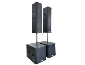  Kit Ativo ( 4x8" Ti + Sub 15" ) 4 Caixas 4800w TOP4804