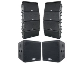 Kit Ativo (Line Array 2x8" Slim + Sub 18" Top) 10 Cxs 6600w LA6608 