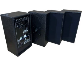 Caixas Ativa + Passivas Coluna Slim Som Ambiente Wave1000