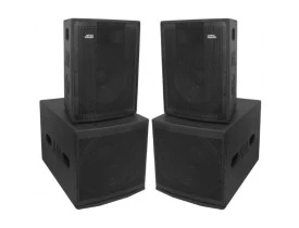 Kit Ativo (1x15" Ti + Sub 18" Compact) 4 Caixas 3000w PRO3005