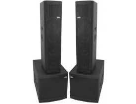 Kit Ativo (Line 4x8"+ti + Sub 18" Compact) 4800w 4 caixas PRO4802