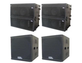 Kit Ativo (Line Array 2x10" Ti + Sub 18")  6 Cxs 5000w