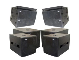 Kit Ativo (Line Array 4x8" Ti + Sub 18") 6 Cxs 6000w LA6005
