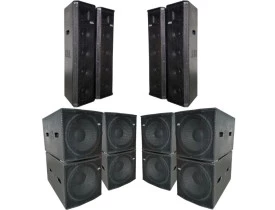 Kit Ativo (4X8"Ti + Sub 18") 12 Caixas 9600w PRO9602