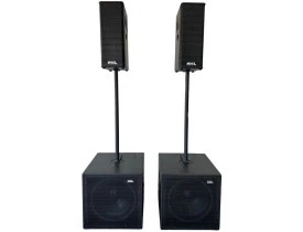 Kit Ativo (2x6" + Sub 15") 4 Caixas EL2000 Estereo 