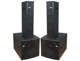  Kit Ativo (4x6" + Sub 18" Compact) 4 caixas 2800w PRO EL2800