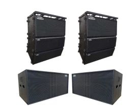 Kit Ativo (Line Array 2x12"/2x8" + Sub 18") NHL 8 Cxs 7200w LA7208