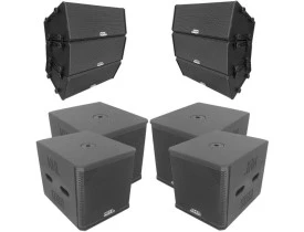 Kit Ativo (Line Array 2x8" + Sub 18") 10 Cxs 10800w LA10800