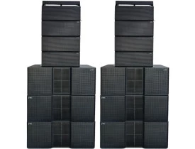 Kit Ativo Premium ( 2x10" Ti + Sub 18" ) 14 Caixas Sistema SPL30000