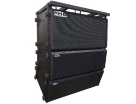 P.A. Line Array Ativo 1800W LF 2x12" + HF 2x8" + Ti LA12/8.1800A