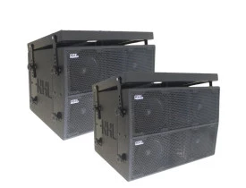 P.A. Line Array (dupla) 4x8" Ativa+Passiva 1600W NHL DH8.1600AP Bidirecional