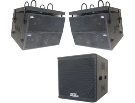 Kit Ativo (Line Array 4x8" Ti + Sub 18") 3 Cxs 3500w LA3500