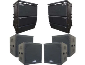 Kit Ativo (Line Array 2x12"/2x8" + Sub 18") 10 Cxs 9600w LA9610