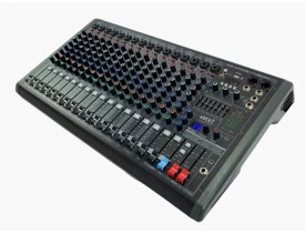 Mesa de som Mixer MXT MX-17, Bluetooth, Efeitos, Equalizador 17ch