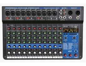 Mesa de som Mixer MXT MX-12a USB, Bluetooth, Efeitos, 12ch