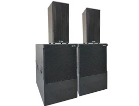 Kit Ativo Premium (10" Ti 2" + Sub 21" ) 4 Caixas Sistema SPL9000